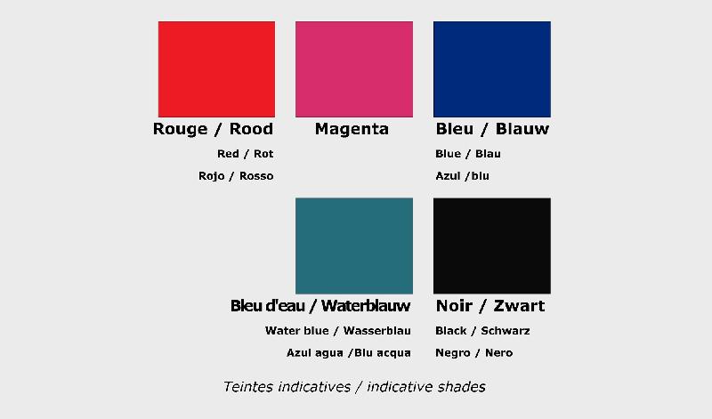 Panier magasin 52 litres à roulettes - Magenta_3