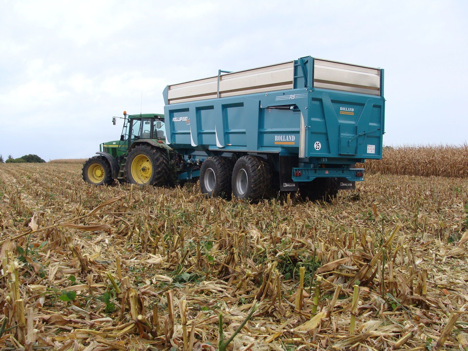 Remorque agricole monocoque Rollspeed de la gamme ROLLSPEED