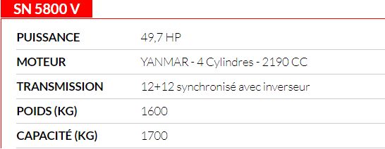 Tracteur agricole compact et puissant de 50 chevaux