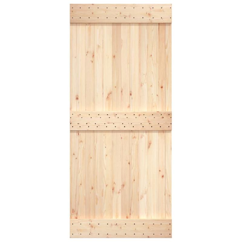 Vidaxl porte narvik 100x210 cm bois massif de pin 154435_3
