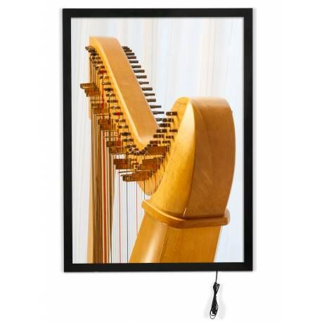 8064 - Cadre porte-affiche LED Afix Diffusion - A4 à fermeture magnétique, éclairage LED homogène_3