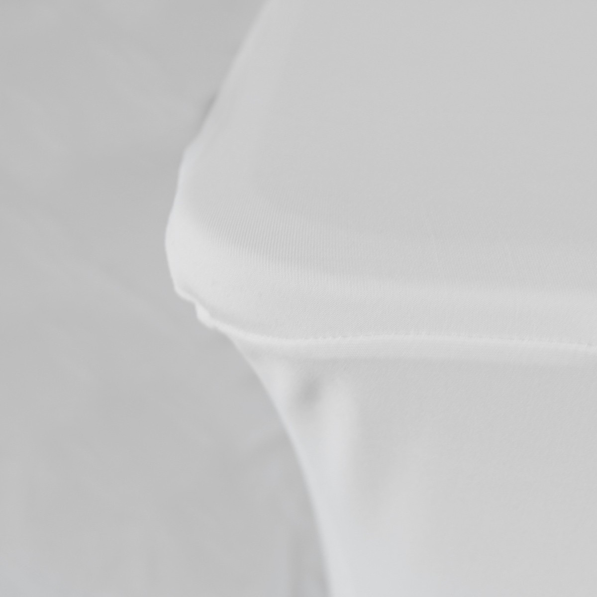 Nappe élastique blanche pour table pliante 180 cm avec réhausseurs - élasthanne et polyester_3