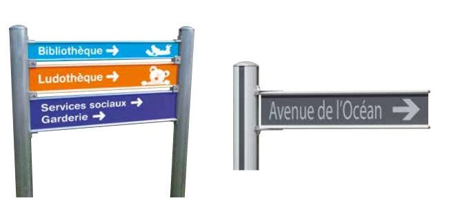 Panneau de signalisation design novateur et personnalisable - Gamme ARCHITEKT avec laquage sur demande_3
