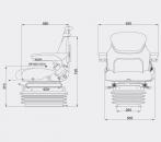 Siège tracteur agricole spag 120 pneumatique_3