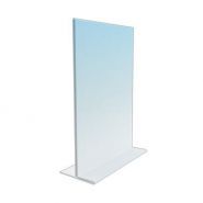 Arum - porte-visuel de comptoir VKF Renzel - verre acrylique transparent 2 mm - formats A4 à A6_3