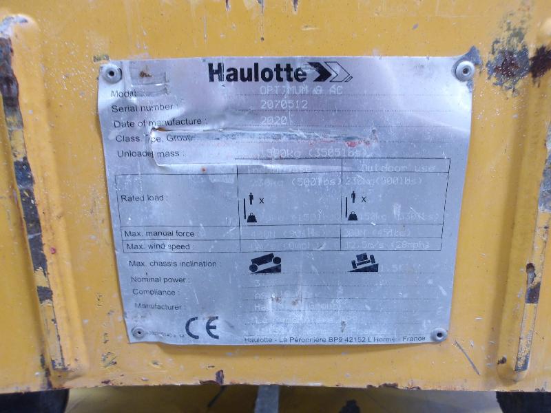 Nacelle ciseaux HAULOTTE optimum 8 occasion_3