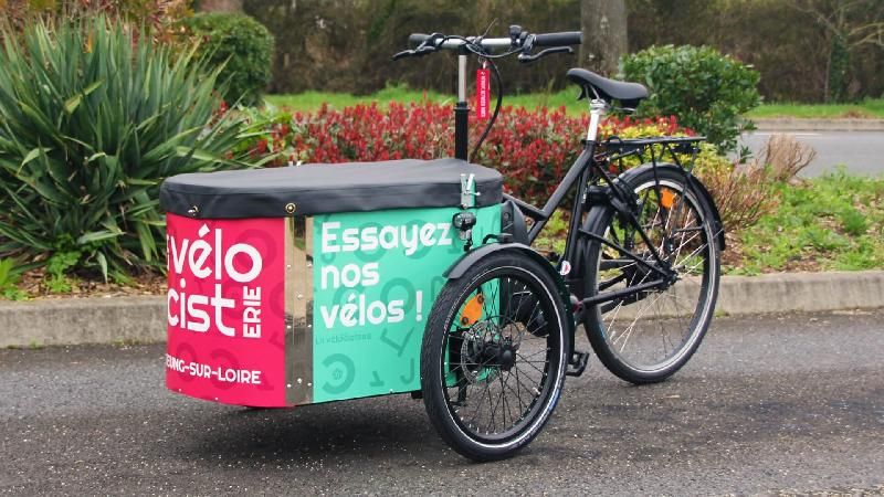 Triporteur électrique Nihola Cargo Family avec moteur pédalier Shimano E-Bike Systems_3