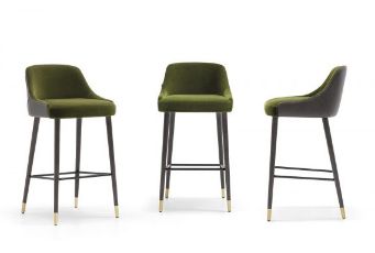 Adima 07 - Tabouret de restaurant Torre - Hauteur 102 cm - Réf. 3886 - Bois frêne et repose-pieds métal_3