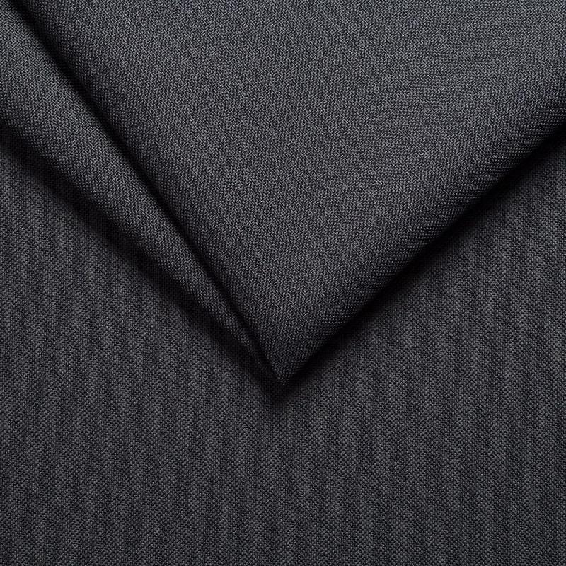 Canapé VIRGOLA convertible express - Matelas 16 cm - Sommier métal 140 cm - Tissu gris anthracite - Design scandinave_3