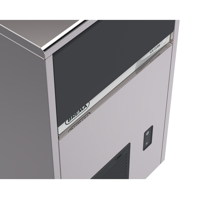 Machine à glaçons pleins 48 kg/24h réserve 25kg condenseur eau Brema_3