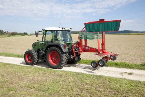 9542 - Andaineur mono rotor Kverneland - largeur de travail 4,20 m - boîtier sans entretien_3