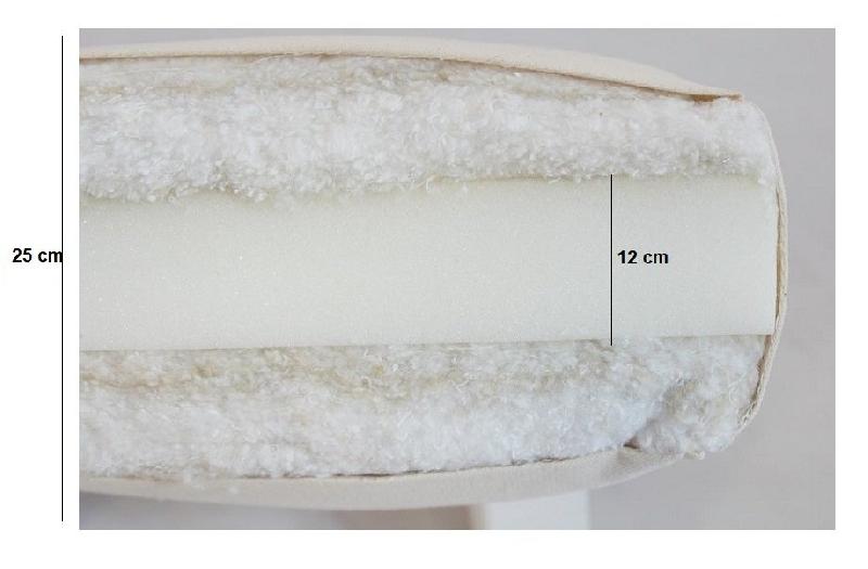 Canapé convertible futon Senza - pin naturel coloris marine - couchage 90 x 200 cm - design minimaliste et cocooning_3