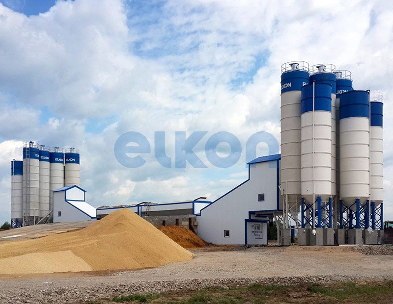 Centrale à béton haute performance, à montage rapide - 140 m3/h  Elkomix-160_3