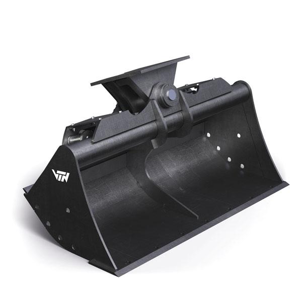 Godet curage inclinable - VTNEUROPE - 45° inclinaison - 1 vérin_3