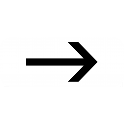 Panonceau prescriptions stationnement et arrêt M8d - flèche noire centrale - Made in France_3