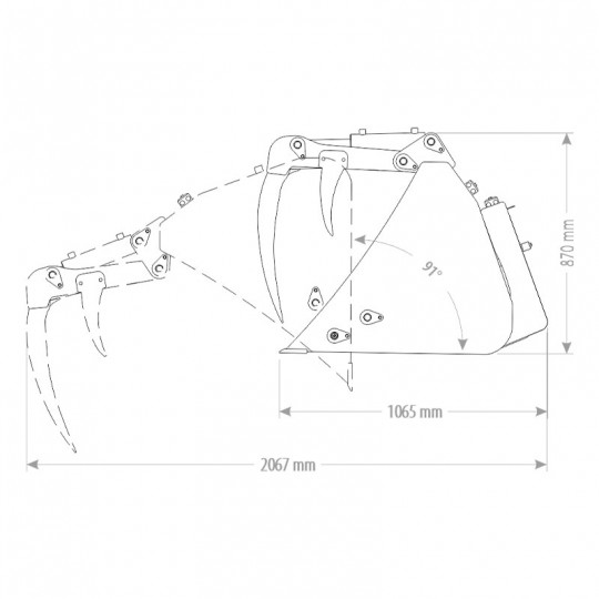 Godet haut déversement avec grappins_3