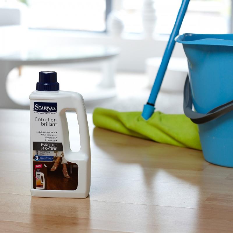 Entretien raviveur tous parquets et sols stratifiés - 1L - STARWAX - Estompe les rayures, sans rinçage, non glissant_3