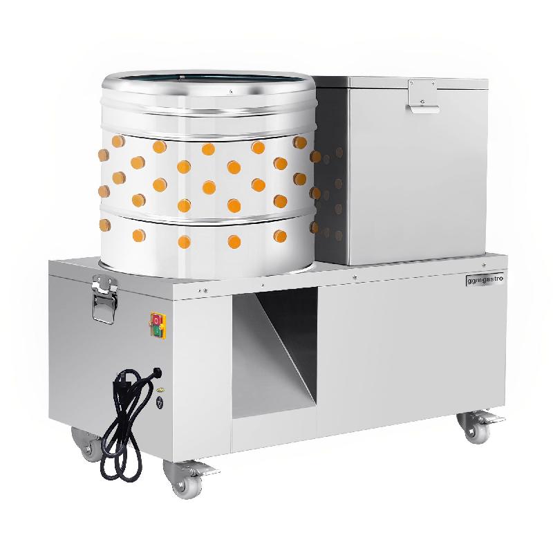 Plumeuse et bouilloire 2 en 1 pour volailles tambour 55cm | GRMWX55_3