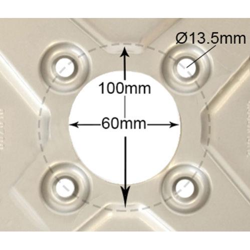 19x7.00-8 ATV tyre Wanda P330 E marked road legal quad wheel - 100mm PCD rim_3