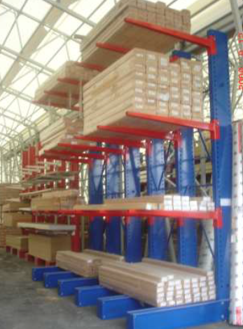 Cantilever pour le stockage d'unités de charge de grande longueur - Securirack© - rayonnage léger ou lourd, simple ou double face_3