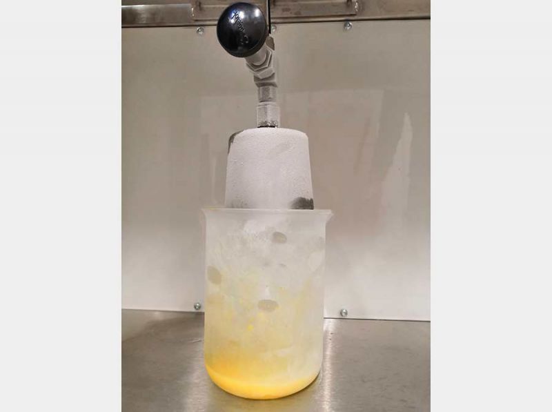 Extracteur de laboratoire SFE Process avec collecteurs à froid et séparateurs