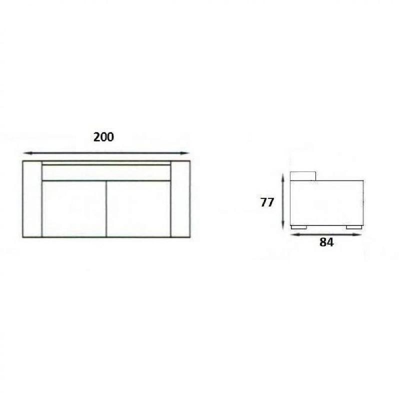 Canapé 3 places design scandinave Anton - tissu tweed sable - dossier capitonné et piétement en chêne_3
