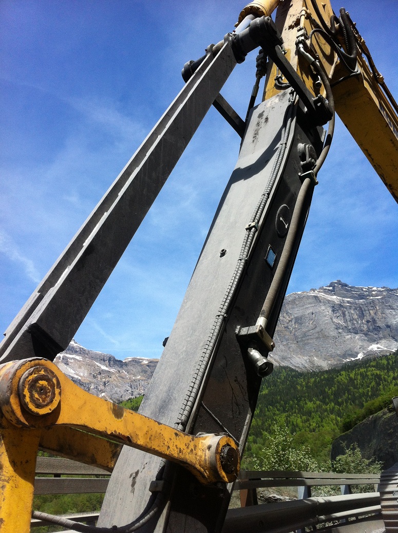 Équipement pour pelle sans modification de l'engin