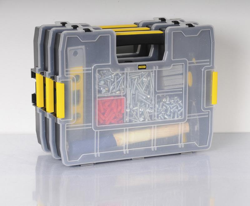 Malette plastique STANLEY - Sortmaster Junior 1-97-483 - 14 compartiments modulables - 38x7x29 cm_3