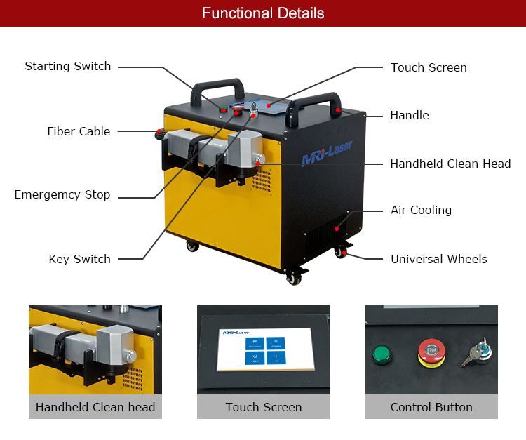 Mrj-fl-c60 - Décapeur laser professionnel 60W - Chengdu MRJ-Laser Technology Co., Ltd_3