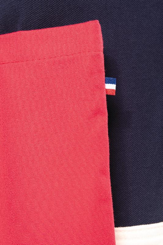 Sac de shopping tricolore en coton - Origine France Garantie - Réf: KI3205 - Fabriqué en Bretagne_3