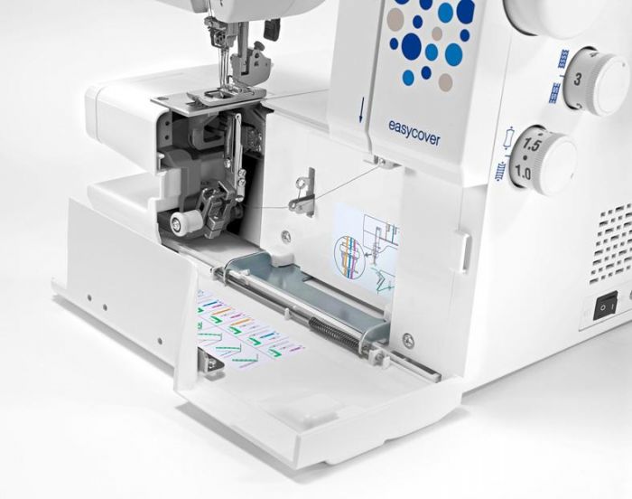 Machine à coudre recouvreuse pour des rendus d'une qualité professionnelle  - Elna eXtend EasyCover V2_3