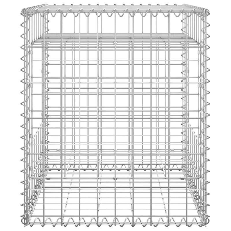 Vidaxl poteaux à panier de gabion 2 pcs 50x50x60 cm fer 151267_3