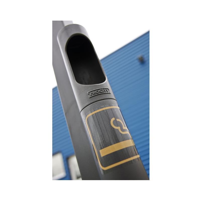 Cendrier sur pied - cigarette - ref : 206776.Gpro - acier Ø76mm - 1500 mégots_3