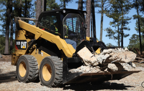 Chargeurs compacts rigides sur pneus caterpillar 262d_3