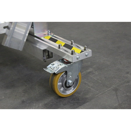 Passerelle industrielle roulante double RID - 3 marches - Ref. RID0833_3