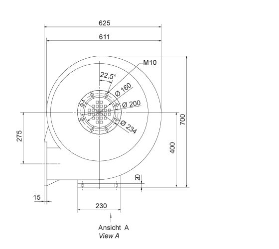 Ventilateur pour applications industrielles avec débit jusqu'à 90 m³/min