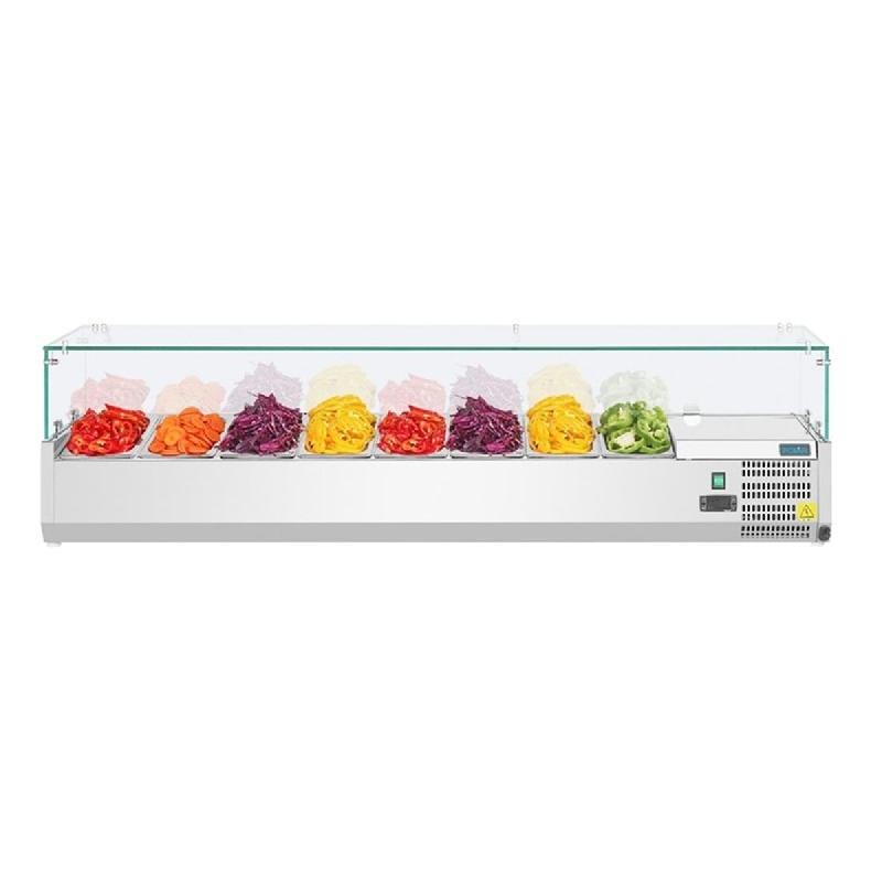 Saladette réfrigérée 8 bacs GN 1/3 Série G | Polar - GD877_3