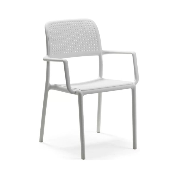 Fauteuil en résine RAP - Stamp - Léger, design, empilable, pour extérieur_3