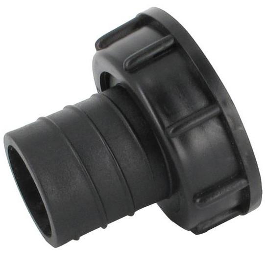 Raccord annelé - Droit - avec écrou - F 2