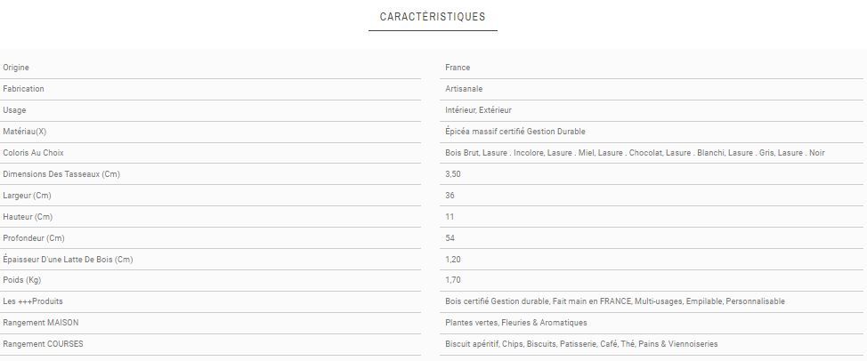 S1 - Caisse aromatique en bois Simply à Box - L36 x H11 x P54 cm - Bois brut ou 6 coloris de lasure_4