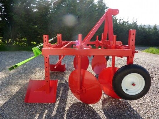 Butteuse agricole à tablier - 4 ou 6 disques Sicam - Attelage par chapes ou pitons - Disques Ø460 mm_3