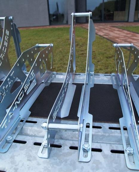 Remorque Porte Vélos - Surface antidérapante, 10 supports, 750 kg - BIKE 10_3