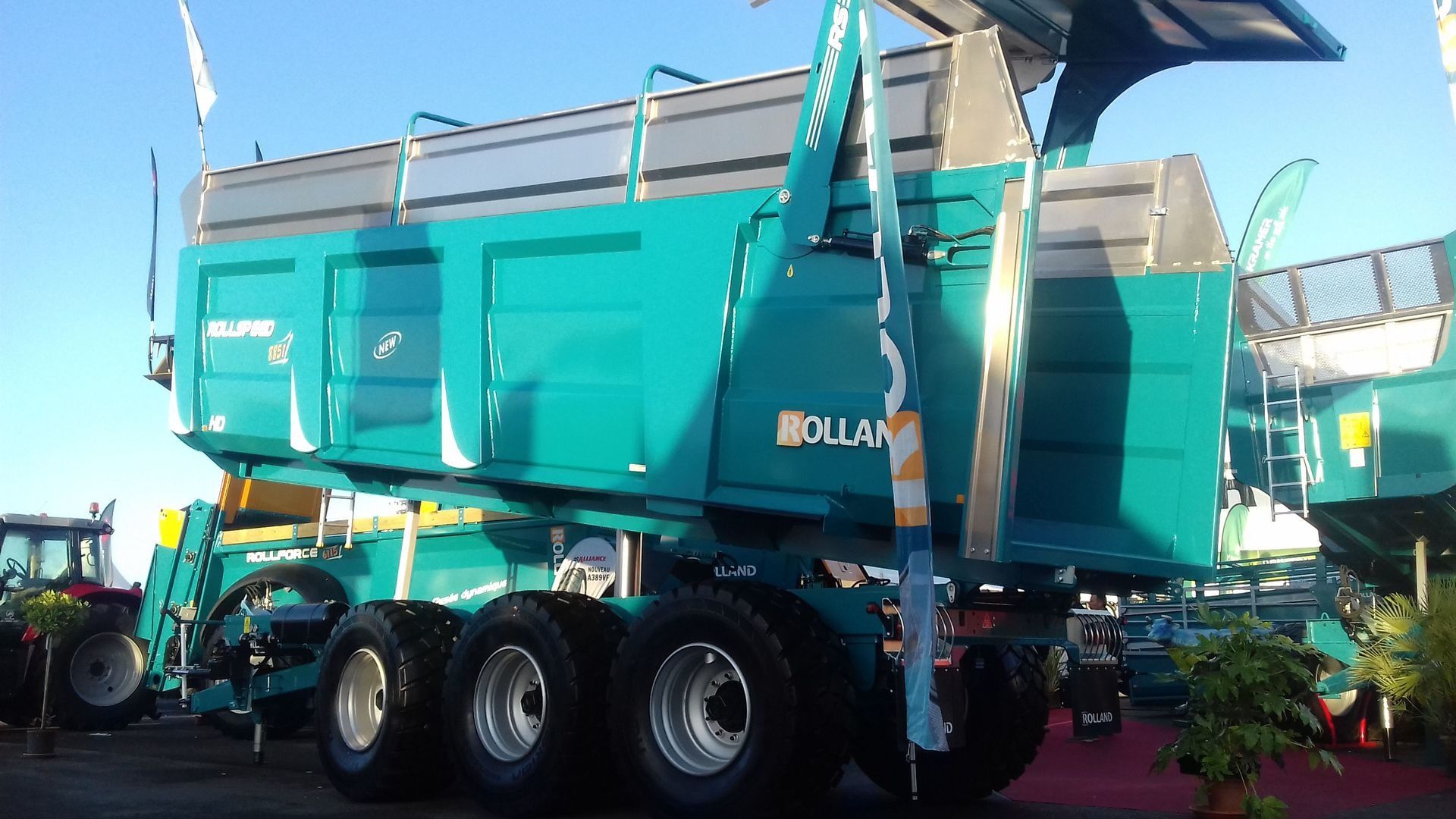 Rollspeed 8851 - Benne agricole monocoque Rolland - Volume maximal 51 m³, hauteur de caisse 1m80, acier HLE_3