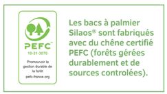 Bac à palmier SILAOS - tout acier, acier et bois, acier et plastique recyclé - design harmonisé pour espaces verts_3