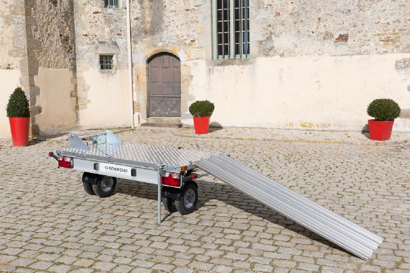 Remorque transversale avec roues pivotantes 360° - YO - CCP5 - Charge utile 230 ou 260 Kg - Reference - YO_CCT4_MP3_260kg_3