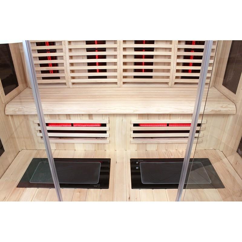 SAUNA INFRAROUGE BOREAL® SIGNATURE - 200 À SPECTRE COMPLET - 200X135X205_3