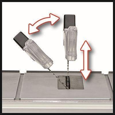Tc-ts 2225 U - Scie circulaire à format Einhell - Puissance 2200W, table extensible, hauteur de coupe max 80mm_3