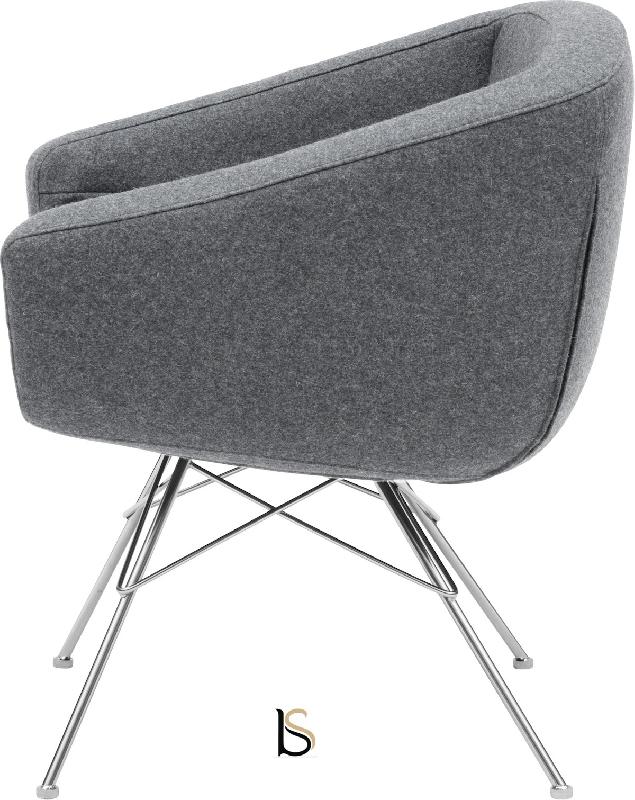 Fauteuil AIKO - Softline - Feld Gris 620_3