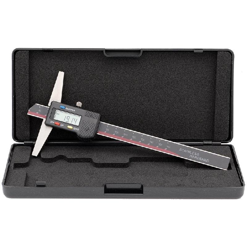 Jauge de profondeur digitale haute qualité - 200 mm - conversion mm/inch et coffret inclus_3
