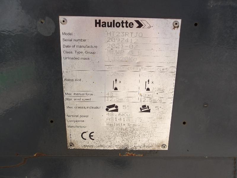 Nacelle telescopique HAULOTTE ht23rtj o occasion_3